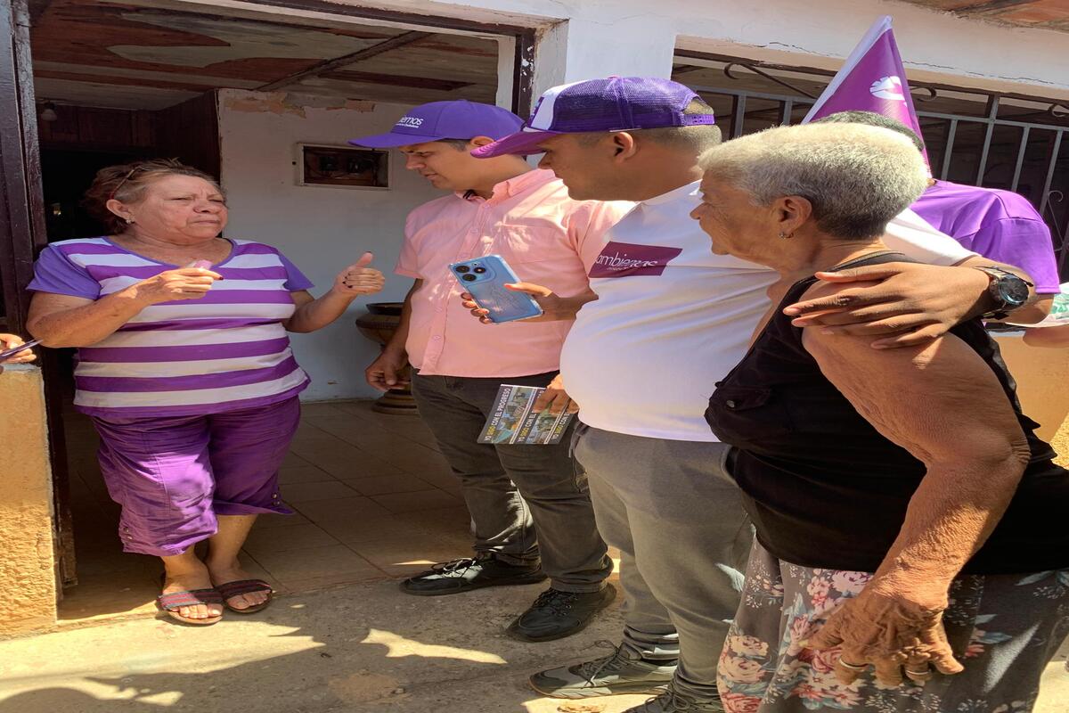 Cambiemos Movimiento Ciudadano fomenta la participación electoral en Villa Rosa (2)