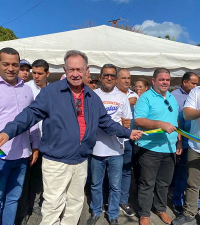 Gobernador Morel Rodríguez inauguró rehabilitación de calle Tucupita en Juan Griego