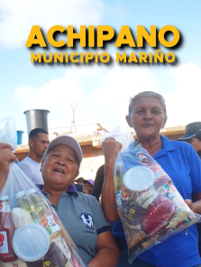 Más de 2000 familias en Achípano recibieron cestas alimentarias del gobernador Morel Rodríguez