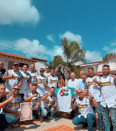 Gobernador Morel Rodríguez confiere Orden Francisco Esteban Gómez a Bravos de Margarita