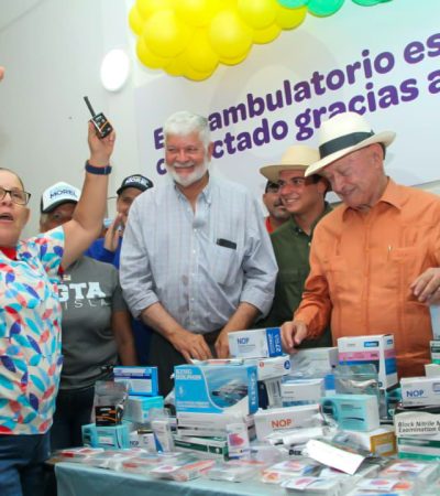 Morel Rodríguez realizó jornada quirúrgica y entregó 2.300 medicamentos en la isla de Coche     