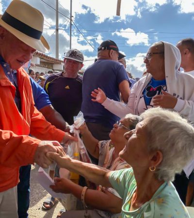 Sustento y apoyo: Entrega de Cestas Alimentarias en Marcano fortalece vínculos entre el Gobernador Morel y sus habitantes