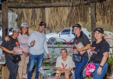 Arepa Digital invitó a los vecinos de las Piedras del Valle a participar en la convocatoria electoral por la reelección del Gobernador Morel Rodríguez