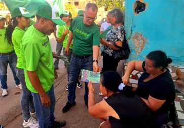 Copei lleva el mensaje de apoyo del Gobernador a los hogares de Aricagua