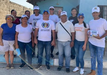 Acción Democrática recorrió Isleta 2 promoviendo la participación electoral