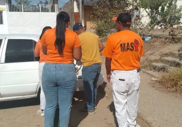 El MAS sigue en las calles casa x casa hacia la reelección del líder neoespartano