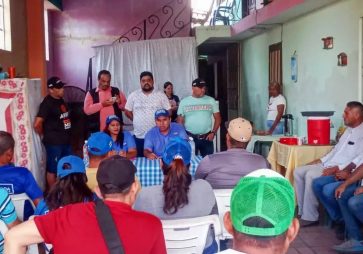 Comando «Yo sigo con Morel» en Antolín del Campo afianza compromiso con la reelección del Gobernador