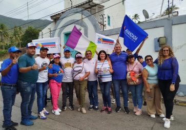 Avanzada Progresista toma la calle de Fuentidueño en apoyo a la reelección del líder Neoespartano Morel Rodríguez