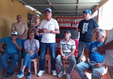 Las Barrancas apoya la reelección de Morel Rodríguez