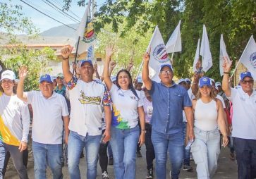 AD fortalece el mensaje electoral en el municipio García para este 25 de mayo