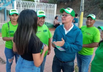 El Bichar recibió al partido político Copei con Casa x Casa