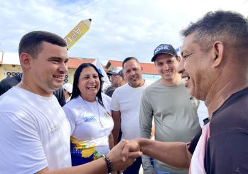 Fuerzas democráticas recorren García en respaldo a la reelección de Morel Rodríguez Ávila