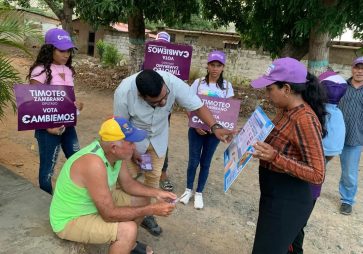 Cambiemos sigue en la calle incentivando para las próximas elecciones del 25 de mayo