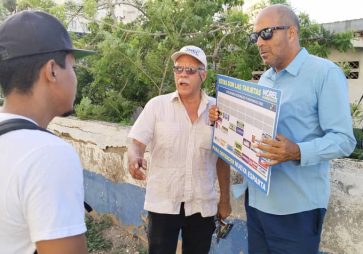 ¡Min-Unidad continúa desplegado en las calles de Mariño llevando el mensaje electoral!