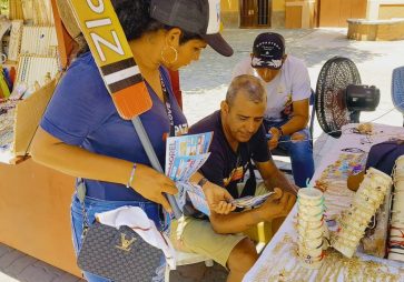 El Lápiz recorrió El Valle del Espíritu Santo en respaldo a Morel Rodríguez