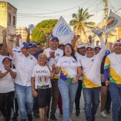 Acción Democrática se hace sentir en Punda con mensaje de participación electoral