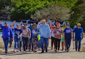 UNT visita a La Restinga con exitoso Casa x Casa