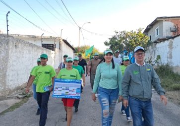 Casa x casa en Arismendi: Copei moviliza el voto por Morel Rodríguez