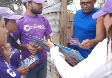 Juventud de El Cambio promueve el derecho al voto para este 25 de mayo