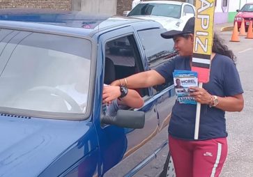 El Lápiz lleva mensaje electoral para la reelección de Morel Rodríguez con volante en Maneiro